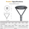 20W 30W 40W 50W 60W 80W 100W LED Garden Lights High-pressure Die-cast Aluminum LED Street Lights for Garden Ambient Lighting