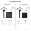Professional Lighting Manufacturer 25W 50W Garden Light for Modern Courtyard Balcony & Terrace