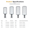 Modern Design LED Street Lights Waterproof Security for Municipal Road Lighting Project