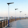 Solar LED Street Light IP65 Smart Dimming with Remote Brightness Adjustment for Energy Saving