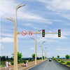 Customized Aluminum Outdoor 6M 8M IP66 Waterproof AC Smart Street Light with HD Camera CCTV WIFI Charge Equipment