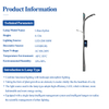 Customized Height IP66 Waterproof Outdoor Smart LED Street Light Pole AC/DC Charge Station Voice Control Integrated Lighting