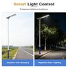 High-lumen 220 Lm/W All-in-one Solar Street Light IP66 Waterproof for Road and Residential Area Lighting