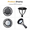 Outdoor Solar LED Garden Lights Die-cast Aluminum LED Street Lights for Garden Lighting Support OEM ODM