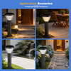 Customizable Cool White Warm White Lawn Light Solar Powered for Outdoor Decorative Garden Path