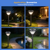 Customizable Lawn Light Solar Powered with Remote Control for Courtyard Villa Park Community