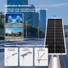 High-Quality High Conversion Solar Panel Adjustable Conversion Arm Solar Street Light for Park & Square Lighting
