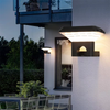 Hot Sale LED Wall Lights for Garden Corridors Hotels-Decorative Aluminum Waterproof Outdoor Furniture-PC Solar Square Cylinder