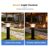 Sand Black IP65 Lawn Light Wireless Solar Powered for Courtyard Villa Park Residential Area