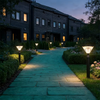 Modern Design 8000mAh Lawn Light Solar Powered Effect LED for Backyard Fence Landscape Accent