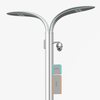 Smart LED Street Light Pole with Camera WiFi Control & EV Charging Station IP65 Rated for City Outdoor Road Lighting Projects