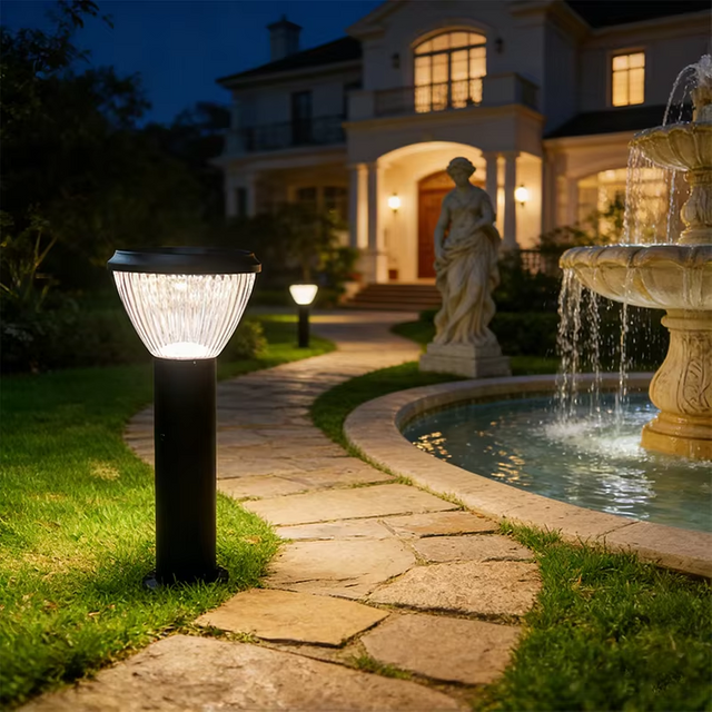 Customizable Cool White Warm White Lawn Light Solar Powered for Outdoor Decorative Garden Path