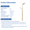 Customized Aluminum Outdoor 6M 8M IP66 Waterproof AC Smart Street Light with HD Camera CCTV WIFI Charge Equipment