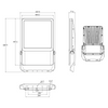 NEW Energy Saving AC220-240V IP66 Solar Led Flood Light 10W Waterproof Outdoor with Light Sensor & Remote Control Aluminum