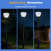 All Night Solar Garden Light High Lumen IP65 Waterproof with Large Battery Capacity for Driveway Patio Decoration