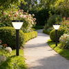 Lawn Light Solar Light with Ground Spike for Illuminating Flags Signs Small Trees in Garden & Plaza