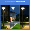 Easy-Install IP65 Solar-Powered LED Garden Lights with Adjustable Color Temp for Backyard Pathway Lawn & Flower Bed Illumination