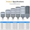 Long Life Energy Saving Waterproof Outdoor Die Cast Aluminum Housing LED Street Lights for Village Lanes Community Roads