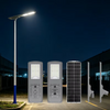 65W 90W 120W IP66-rated LED Solar Street Lights with Monocrystalline Silicon Solar Panels for Residential Area Road Lighting