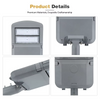 Customised All in One LED Street Light Outdoor Waterproof Ip65 Integrated Led Street Lamp for Home and Lighting Road
