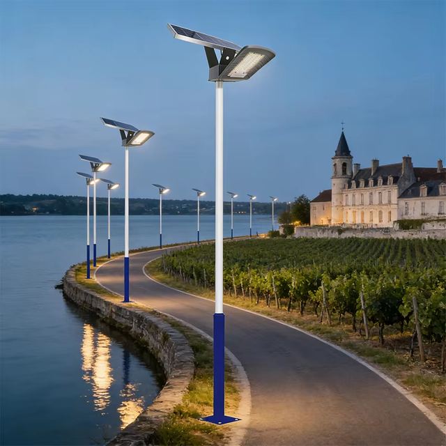 Solar Street Light 50W 60W 100W All in One Integrated Design IP66 Waterproof for Residential Area Campus Sidewalk Pathway
