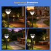 Durable Auto on/off Lawn Light Ground Stake Solar Light for Courtyard Villa Park Residential Area