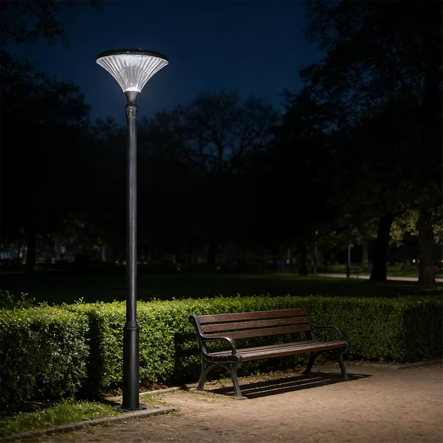 Smart Home Solar Garden Light High Lumen IP65 Waterproof Integrated LED Lamp for Modern Landscape Smart Garden Systems