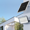 Super Bright IP68 Waterproof Outdoor Street LED Solar Flood Light Motion Sensor Die-casting Aluminum Body Energy Saving 2-Year