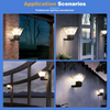 Customizable Solar LED Courtyard Wall Light 5W Aluminum Base Suitable for Gardens Patios and Corridors