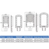 High Quality Solar Street Light 100W 200W Solar Panel Street Lamp for Villa Driveway Golf Course