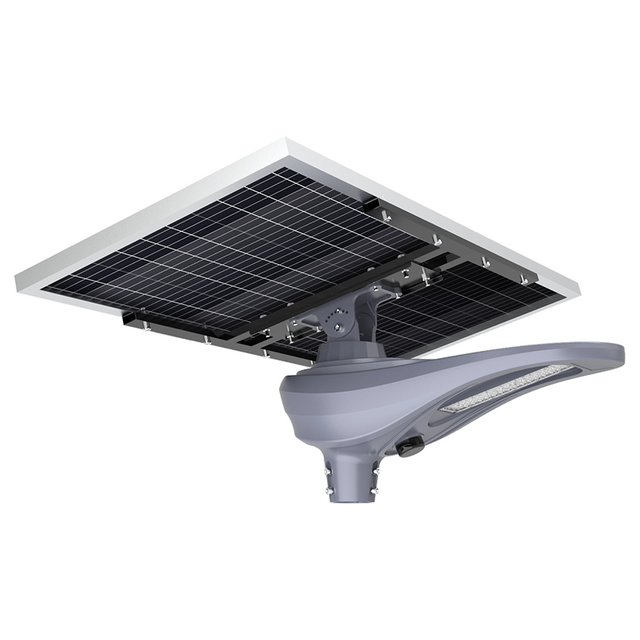 Solar Powered LED Street Light Energy Saving Features IP65 Rating 4G Connectivity for Outdoor CCTV Camera Garden Stainless Steel