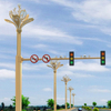 Smart City Lighting with Phone Charging Function Height-Customized Smart Road Light Pole IP65 Waterproof Smart Pole