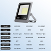 Portable 50W-200W LED Work Stand Light High Brightness Bauscheinwerfer Flutlichtscheinwerfer for Construction Outdoor Aluminum