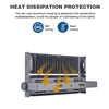 Customizable Die-Cast Aluminum LED Floodlights IP66 Dustproof Waterproof 200W Dimmable for Tennis Courts Basketball Courts