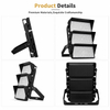 Professional Football Stadium Tennis Court Lighting 500W 600W 880W IP66 Football Soccer Stadium Sports Field Led Flood Light