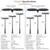 High-Brightness LED Garden Light IP65 Waterproof Night-to-Dawn Lighting Suitable for Pathways Parks and Villas