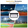 High-Power 240W 288 LEDs Foldable LED Flood light Aluminum Housing IP66 Waterproof Dimmable for Outdoor Soccer Fields Sports