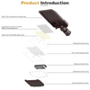 100W 150W 200W 300W 400W Die-Cast Aluminum LED Street Lights IP65 Waterproof for Outdoor Road Lighting