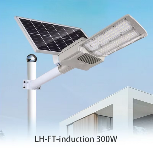 IP65 Outdoor All in One Solar Street Light Motion Sensor 300W Dusk Dawn Solar Powered Led Road Lamp Highway Battery