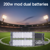 Customizable Die-Cast Aluminum LED Floodlights IP66 Dustproof Waterproof 200W Dimmable for Tennis Courts Basketball Courts