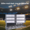 Stadium Flood Lights 600W High Performance LED Sports Lighting with No Flicker Dimming for Arena and Court