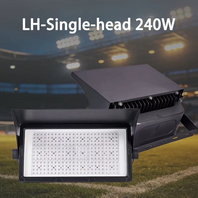 High-Power 240W 288 LEDs Foldable LED Flood light Aluminum Housing IP66 Waterproof Dimmable for Outdoor Soccer Fields Sports