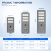 Integrated Solar LED Street Light, IP65 Waterproof Modular Road Lamp with LiFePO4 Battery and 5-Year Warranty