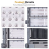Customizable Die-Cast Aluminum LED Floodlights IP66 Dustproof Waterproof 200W Dimmable for Tennis Courts Basketball Courts