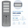 All in One Solar Street Light 65W 90W 120W IP65 Waterproof Integrated Solar LED Road Lamp Outdoor Factory Direct 5-Year Warranty