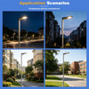Factory Wholesale Multi-wattage LED Street Lights with IP66 Waterproofing and Die-cast Aluminum for Community Road Lighting