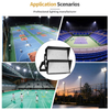 High Lumen Outdoor LED High Mast Light Modular IP66 Waterproof Stadium Lighting Floodlight 680W Die-cast Aluminum Flood Light