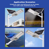 IP65 Outdoor All in One Solar Street Light Motion Sensor 300W Dusk Dawn Solar Powered Led Road Lamp Highway Battery