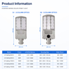 All-in-Two Split Solar Street Light 60W 80W 100W IP65 Waterproof High Brightness LED Road Lamp for Highway Parking Lot