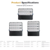 Customization Available High Power LED Stadium Flood Light 360W Die-Cast Aluminum Waterproof for Professional Sports Venues